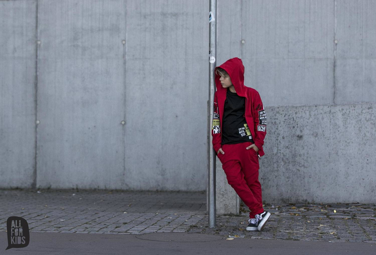 All For Kids Sweatshirt Rot