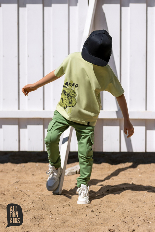All For Kids T-shirt OFF ROAD Zielony
