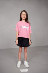 MashMnie T-shirt Wilk Różowy