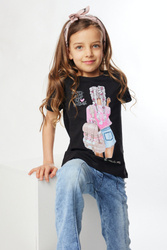 MałaMi T-shirt z Aplikacją