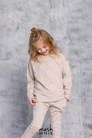 MashMnie Bluza Reglan Puff Beż