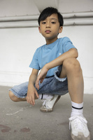 MashMnie Szorty Long Blue