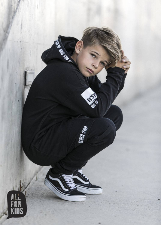 All For Kids Pants Black Pocket      