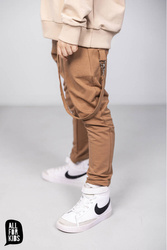 All For Kids Spodnie Bojówki Karmelewe