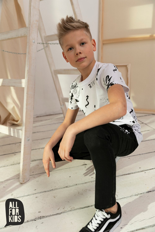 All For Kids Jeans Knit Black