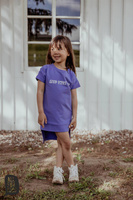 Rüschenkleid Orange