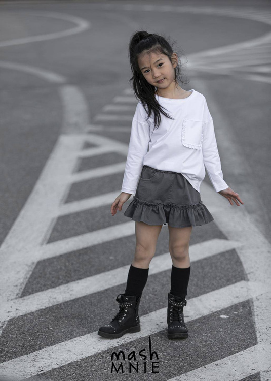 MashMnie Bluse Gestreift Rosa