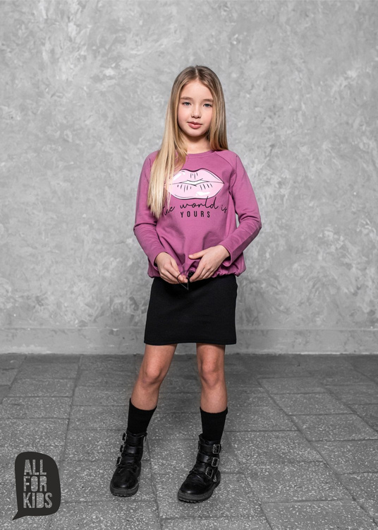 2-in-1-Kleid mit Sweatshirt