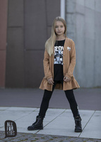 All For Kids Bluse Meow Schwarz