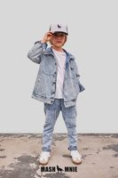 MashMnie Spodnie Jeans Niebieskie