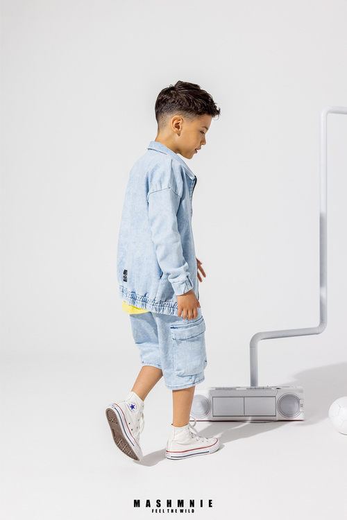 Shorts Taschen Blau