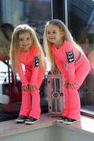 Qba Welurowy Crop Róż