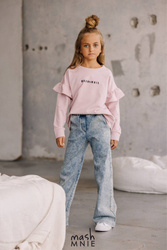 MashMnie Jeansy  o Luźnym Kroju Blue