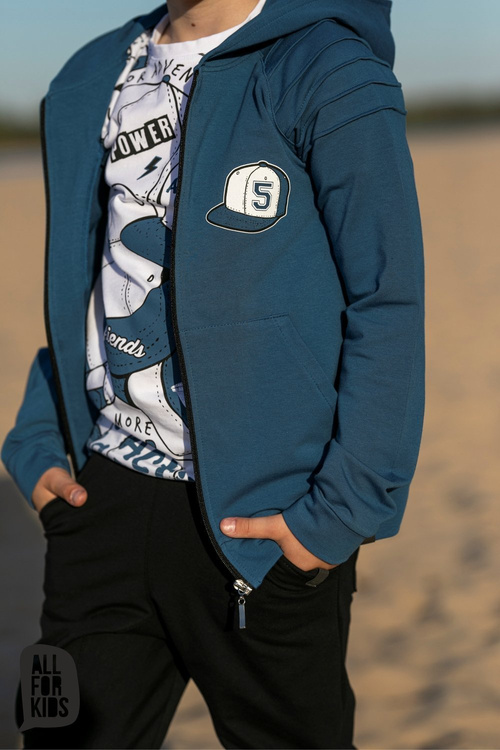Abgenähte Baggy Pants