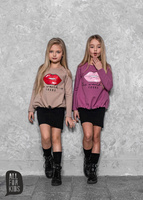 2-in-1-Kleid mit Sweatshirt