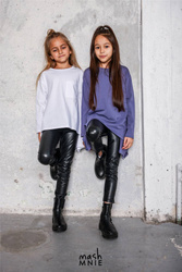 Mashmnie Getry Eko Skóra Czerń Ocieplane