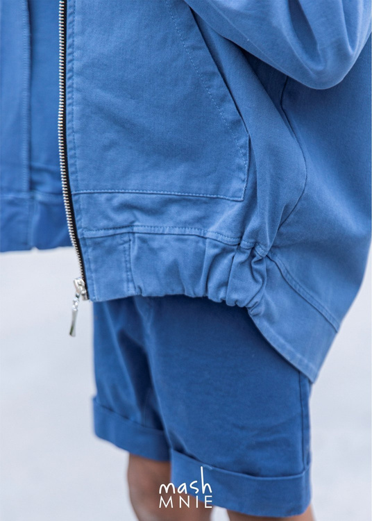 Kurze Hosen Stilvoll Blau