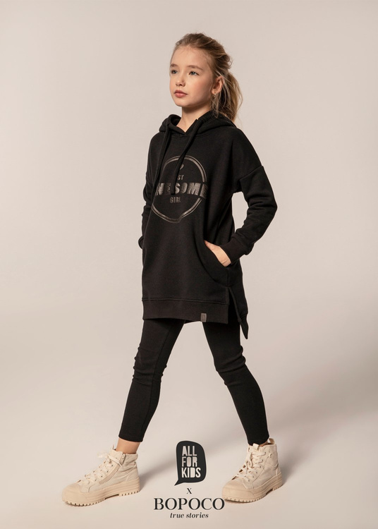 Girls' tracksuit Black