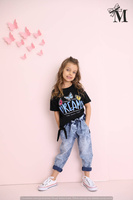 MAŁA  T-SHIRT TULLE SLEEVES