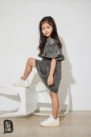 All For Kids Sukienka Jeansowa Szara