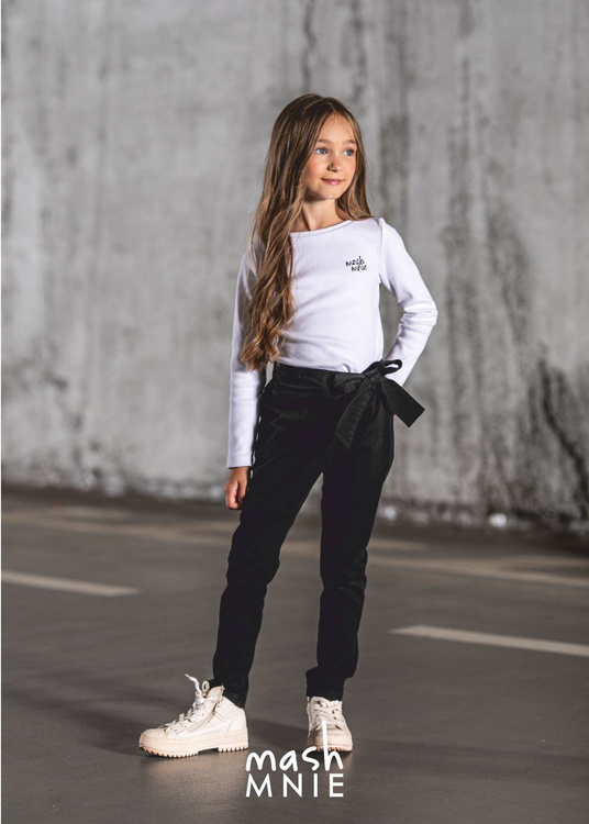 MashMnie Striped Blouse White