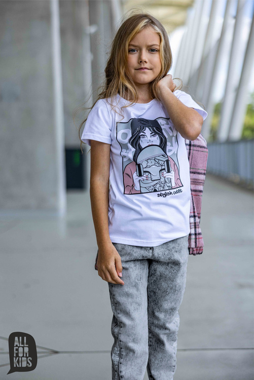 All For Kids T-shirt Girls White