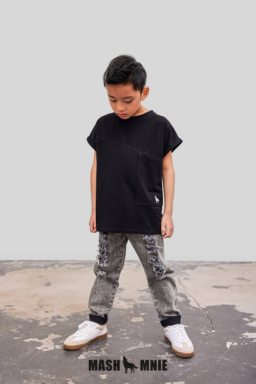 MashMnie Jeansy Boyfriend Grey