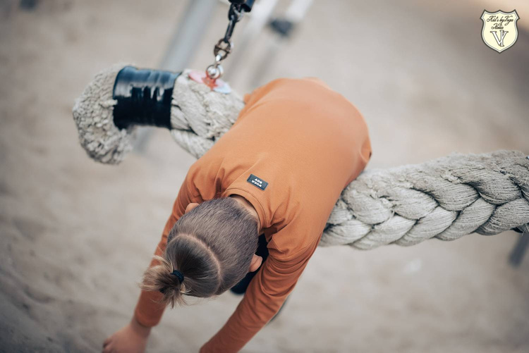 Kids By Voga Beige HEJ Sweatshirt