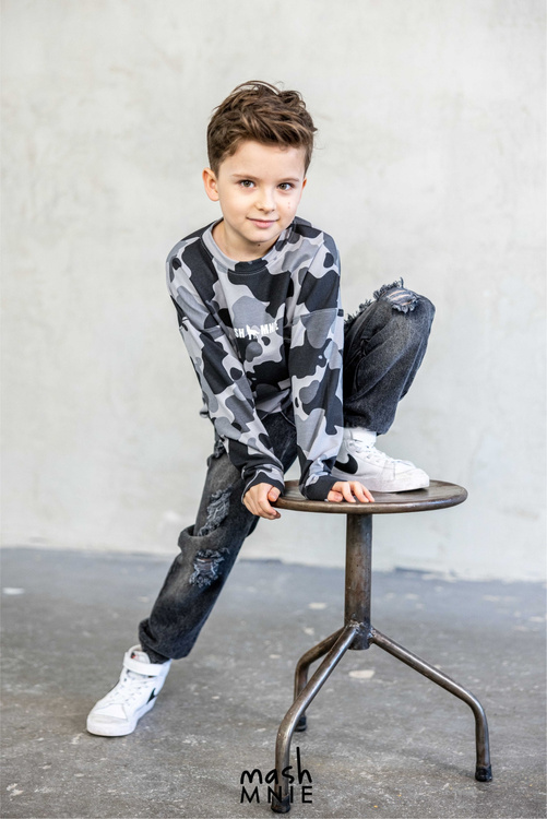 MashMnie Jeansy Boyfriend Grey