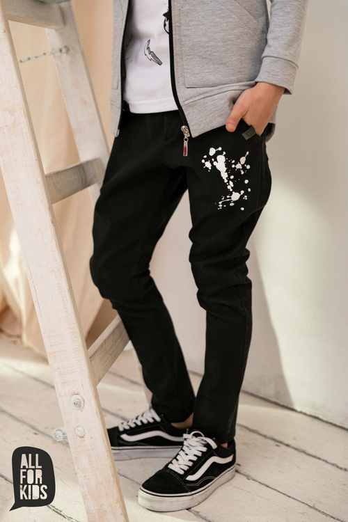 All For Kids Jeans Knit Black