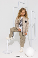 MashMnie Trainingsanzug Hose Beige