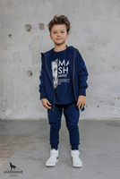 Hooded Sweatshirt WILD WOLF Black