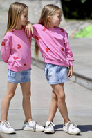 ALL FOR KIDS SKIRT PANTS LEATHER