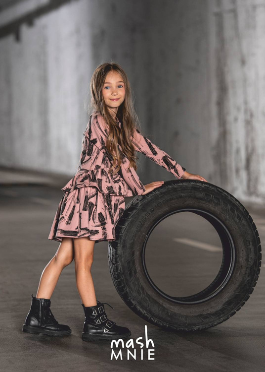 MashMnie Sukienka Brush Róż