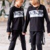Kids By Voga Schwarze Hose mit Hosenträgern