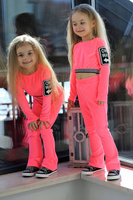 Qba Welurowy Crop Róż