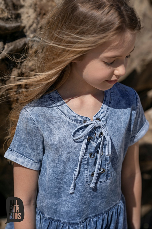 JEANS DRESS ROSE