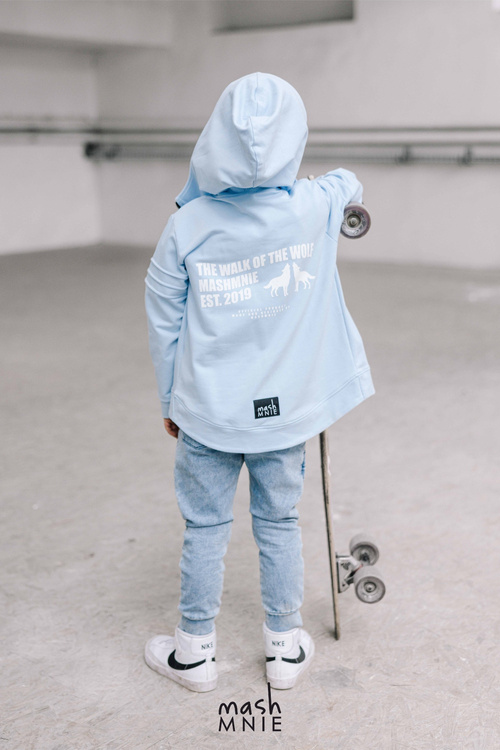 Sweatshirt mit Kapuze WILD WOLF Schwarz                                                 