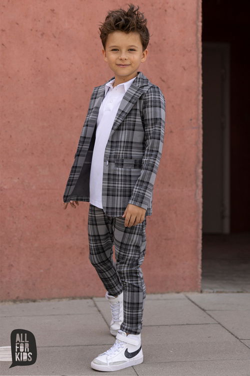 All For Kids Business-Hose Kariert