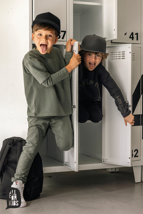 All For Kids Jeans-Hose Grau