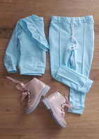 Girls' tracksuit with frills