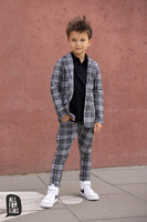 All For Kids Business-Hose Kariert