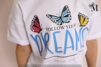 MAŁA  T-SHIRT TULLE SLEEVES