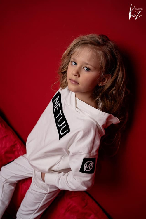 Kiz tracksuit BLANKA white (top + pants)