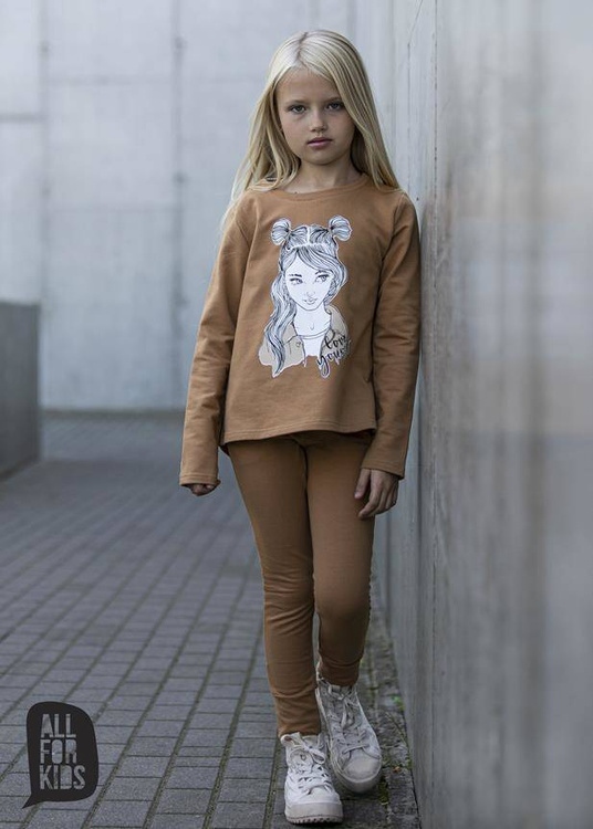 All For Kids Senfgelbe Strickhose