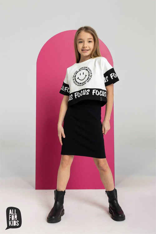 All For Kids T-shirt Mädchen Schwarz
