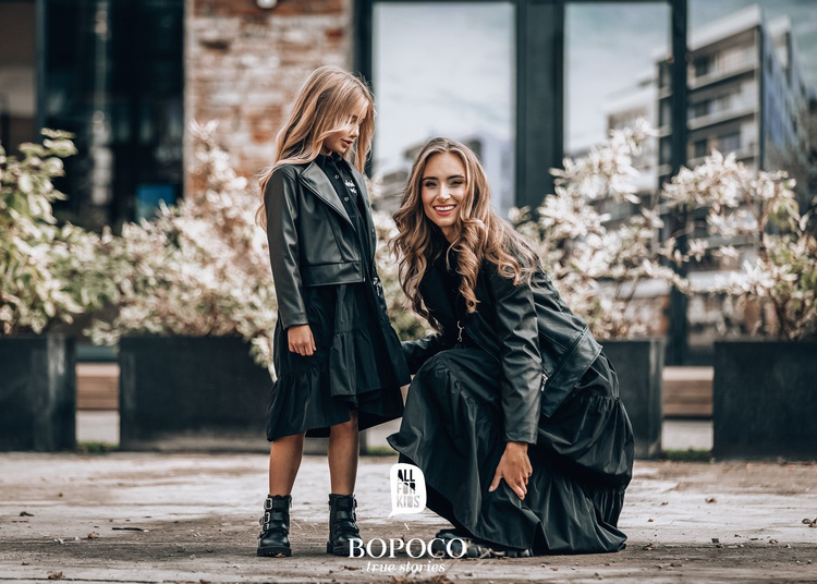 Kunstlederjacke Mädchen