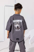 MashMnie Koszula Szara