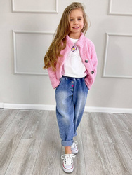 MałaMi Sweter w Kolorze Różowym