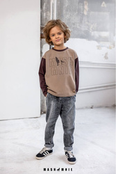 MashMnie Spodnie Jeans Szare